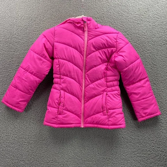 Pink Puffer Jacket Faded Glory Coat Mauve Puffer Jacket Faded